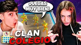 Me cuelo en el CLAN del colegio de Mi HERMANA fingiendo ser noob...