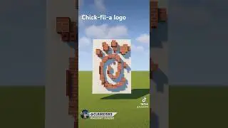Chick-fil-a Logo #minecraft #chickfila