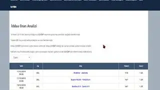 İDDAA -  MÜTHİŞ ANALİZ PROGRAMI