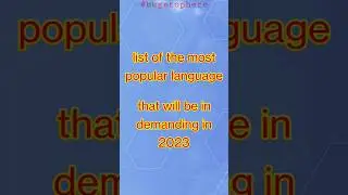 top 20 most popular programming language 