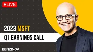 WATCH LIVE: Microsoft Q1 Earnings Call $MSFT