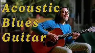 Acoustic Blues Guitar | instrumental improvisation in A7 #12barblues