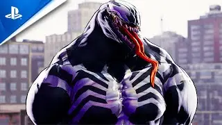 Playing as VENOM from Marvel's Rivals in Marvel's Spider-Man PC