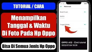 How to display the date and time on photos on an Oppo cellphone