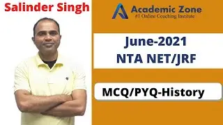 NTA UGC NET /June-2021/ PYQ/MCQ | History | Salinder Singh | Academic