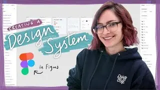 Figma design system for a marketing website