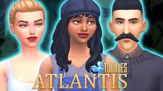 💣 Atlantis Townies 🔧 | The Disney Save | Sims 4 CAS