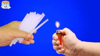 How to Make New Year's Candle Holders FROM HOT GLUE
