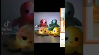 Boneka LED gurita viral