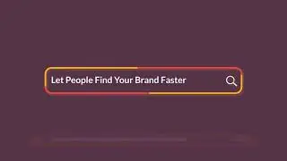 After Effects search bar logo animation intro template (no software needed)