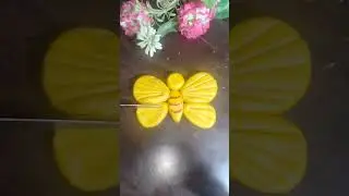 How to make Clay art 🎨🦋 l Butterfly l easy  clay art