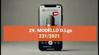 Modello di organizzazione e controllo D.Lgs 231/2021 - Podcast Unimpresa - p.29 - 10/10/2024
