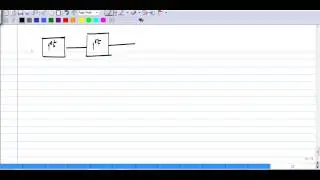 Second order system as a cascade of two first order systems