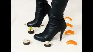 BONUS - Leather boots crush Sushi