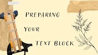 Preparing your Textblock
