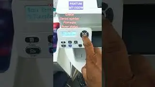 Check series number/firmware - máy in PANTUM M7110DW #shorts