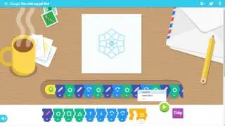 SantaTracker Google Day 4 Learn: Code a Snowflake