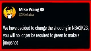 NBA 2K23 Is GOING TO Patch Shooting And HERES WHY......