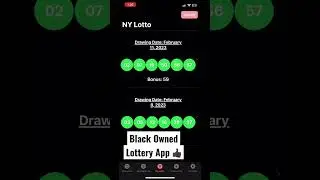 Lottery iOS app 👋🏿