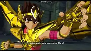 Seiya V3 dourado com assas VS Marin de Peixes