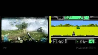 Battlefield 3 "Пародия: Видео, сравнивающее графику на PC и PS3"