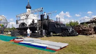 Байк шоу Ночные Волки в Изборске. Взгляд зрителя.