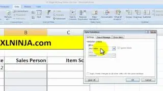 How to Create a Drop Down Box in Excel