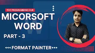 Microsoft Word 2019 || Format Painter || The programming Hub