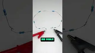 Mindblowing Ring of Resistors Overload to create a Ring of Fire #electronics #explosion #engineering