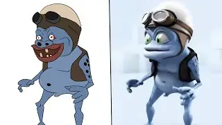 crazy frog flash- funny drawing meme
