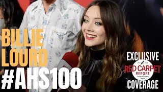 Billie Lourd interviewed at FX Network's American Horror Story 100 Episodes Red Carpet #AHSFX