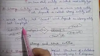 Part-27: Weak Entity, Strong Entity, E-R Diagram, Specialization in Brief