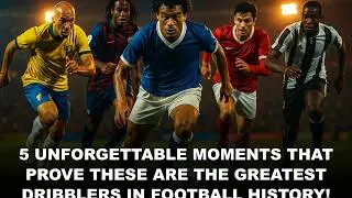 5 Unforgettable Moments That Prove These Are the Greatest Dribblers in Football History!