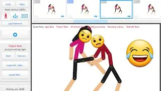 Stickman female vs. stickman fight animation making Tutorial
