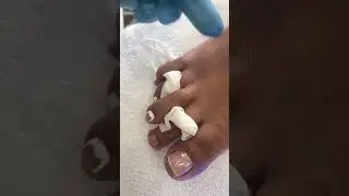 Pedicure white #waiwa#pedicure