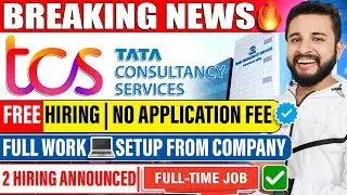 TCS FINALLY ANNOUNCED MASS HIRING | BIGGEST HIRING IS LIVE | TCS HIRING FOR FRESHERS | 2 HIRINGS