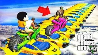 GTA 5 FRANKLIN TRIED THE IMPOSSIBLE MEGA RAMPHOLE PIPE JUMP PARKOUR CHALLENGE GTA 5