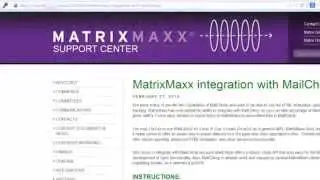 MatrixMaxx Integration with MailChimp