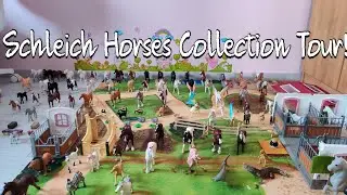 My Schleich Horses Collection Tour | Never Count :)  Alle meine Schleich Pferde 😍🐎