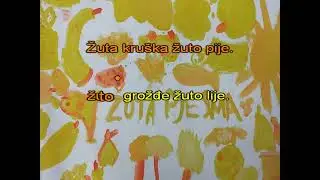 Žuta pjesma – učenički tekst