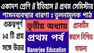 শাসনব্যবস্থার ধারণা : তুলনামূলক পাঠ // Concept of Governments //Class11 history 3rd Chapter .