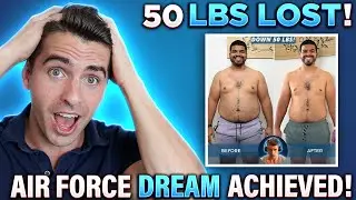 From Overweight to Air Force: How My Client Lost 50 lbs and Achieved His Dream Goal!