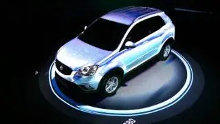 Ssang yong NEW actyon 3d projection mapping