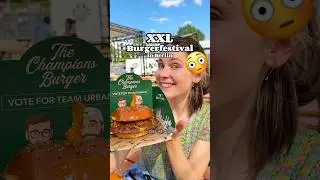 DAS ist das GRÖSSTE BURGERFESTIVAL in Berlin😳 #berlin #food #streetfood
