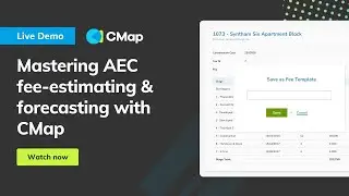 Product Demo: Mastering AEC Fee Estimating & Forecasting with CMap