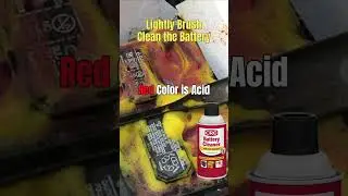 Car Battery Corrosion Cleaning