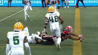 Kylin Hill grabs his first CFL TD on Labour Day | CFL