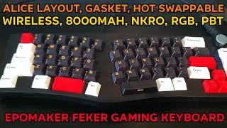 EPOMAKER Feker Alice RGB Hot Swappable Wireless Mechanical Gaming Keyboard Review
