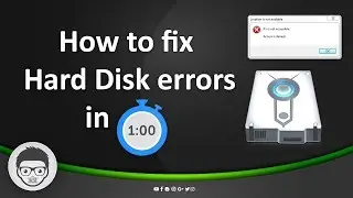 How to fix Hard Disk errors in 1 minute