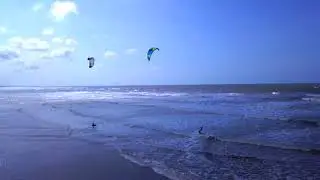 A day at the beach - Kitesurfing - Panaga Brunei